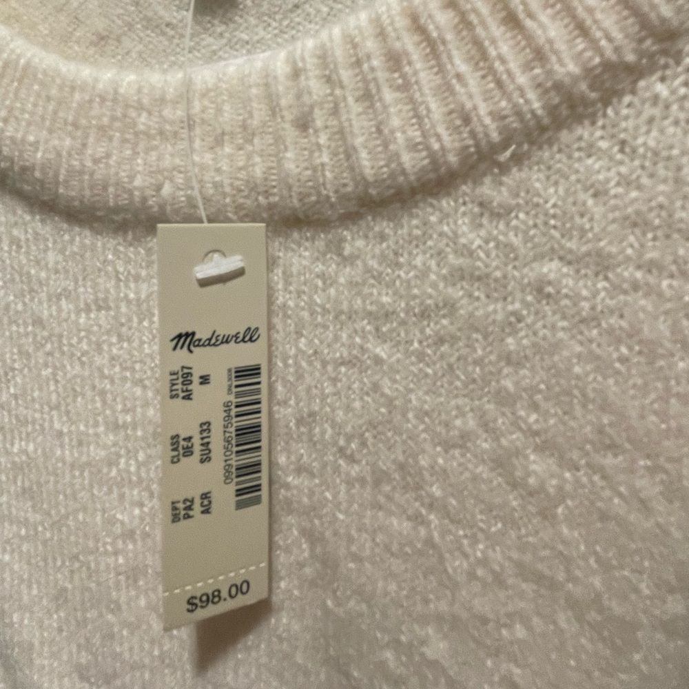 Madewell dot sweater, M, NWT - Picture 4 of 5
